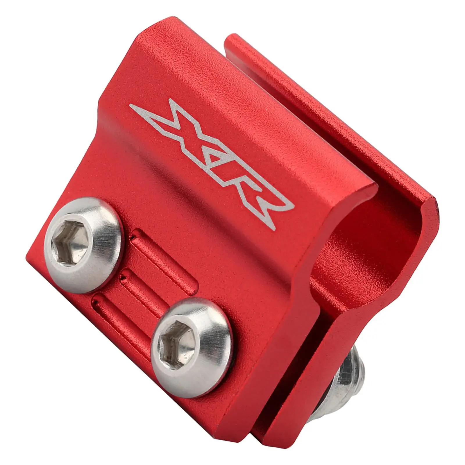 Front Brake Cable Clamp Red Aluminum Line Guide Holder for Honda XR 600R XR 650R XR 250L XR 250R Convenient Installation