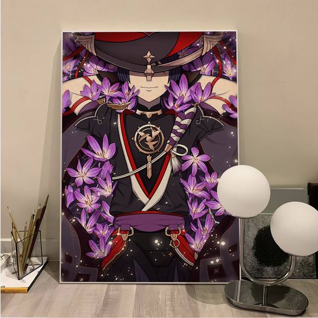 Jogos de anime genshin impacto scaramouche boa qualidade impressão e  cartazes decoracion pintura parede arte papel kraft nordic decoração da sua  casa - AliExpress