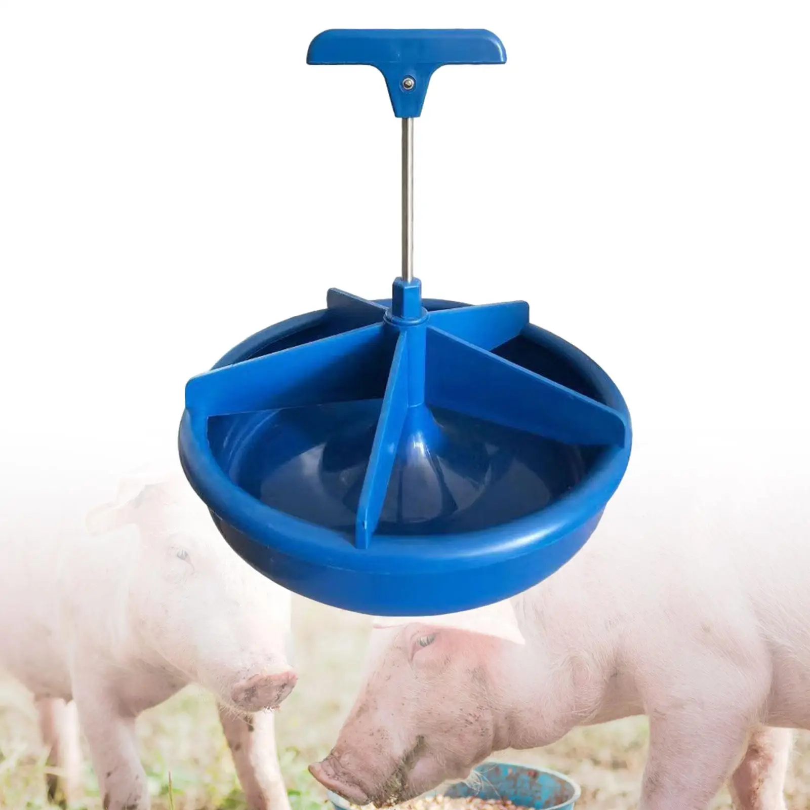 Pig feed Trough Bucket 5 Slot Livestock feed Bowl Piglet Feeder Pig Feeder Bowl for Poultry Pet Dog Animal Husbandry Accessories