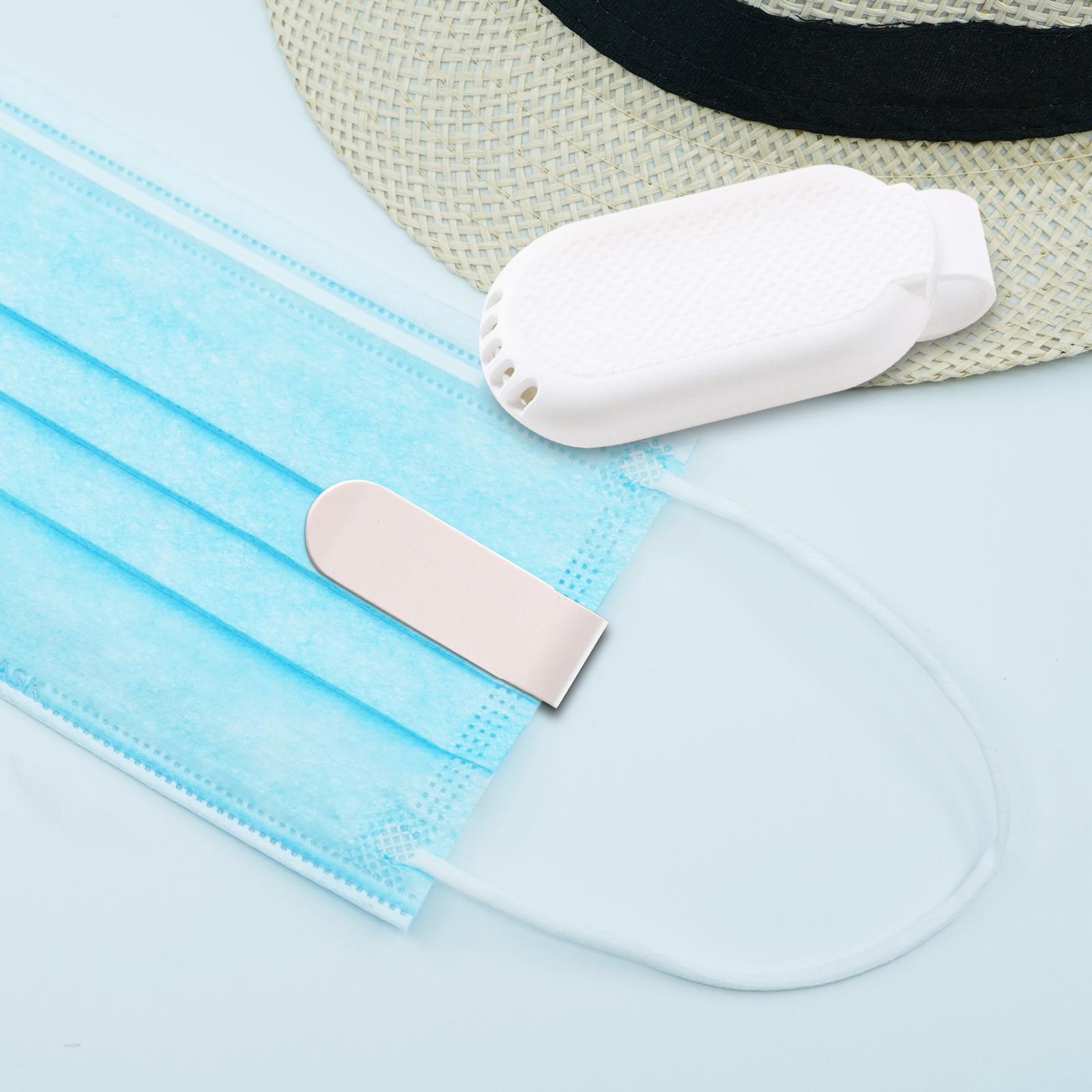 Portable Fan Cooling USB Rechargeable Electric Fan Mute Air Cooler White For Outdoor Sports Summer