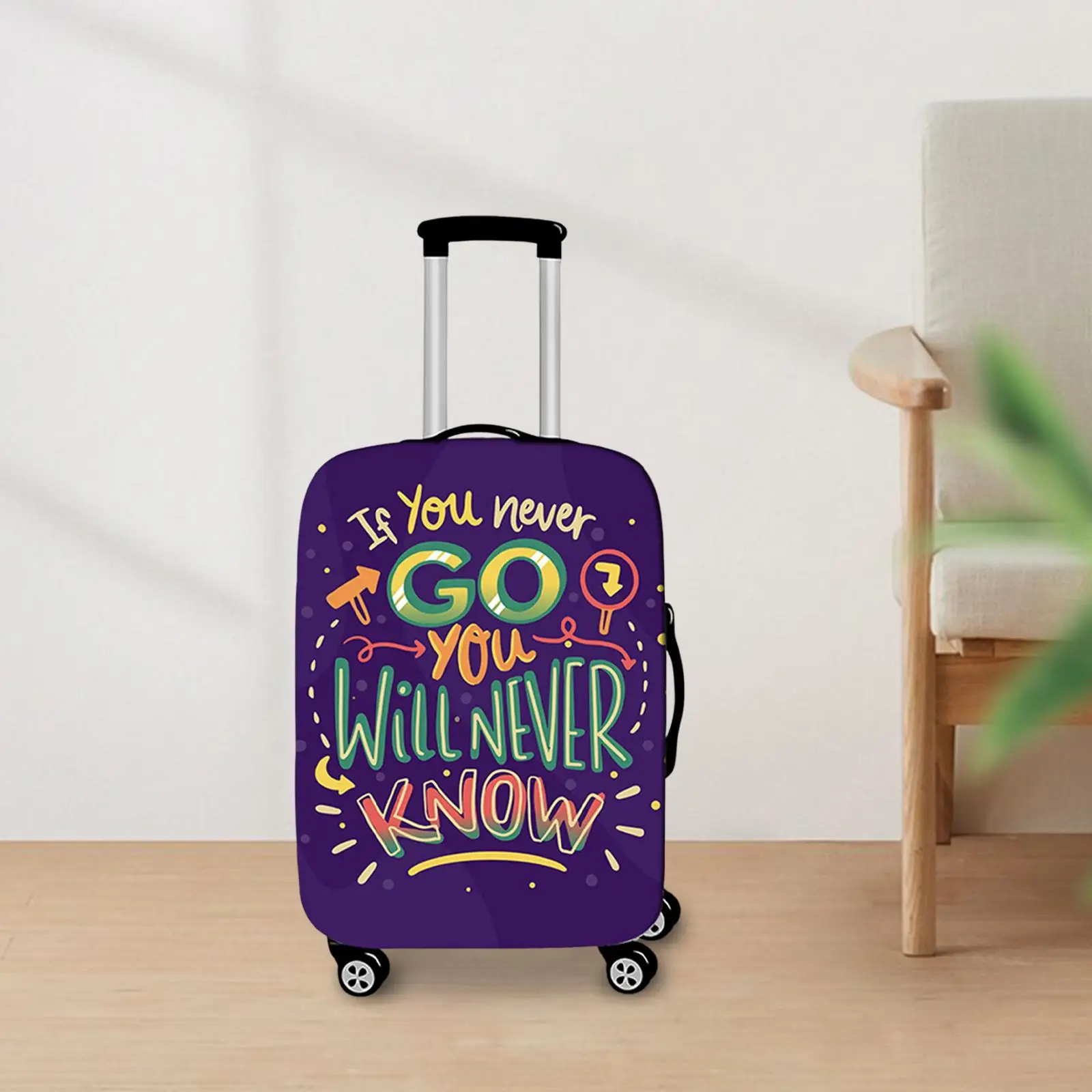 Elastic Luggage Cover Suitcase Cover Protector Baggage Cover for Vacation
