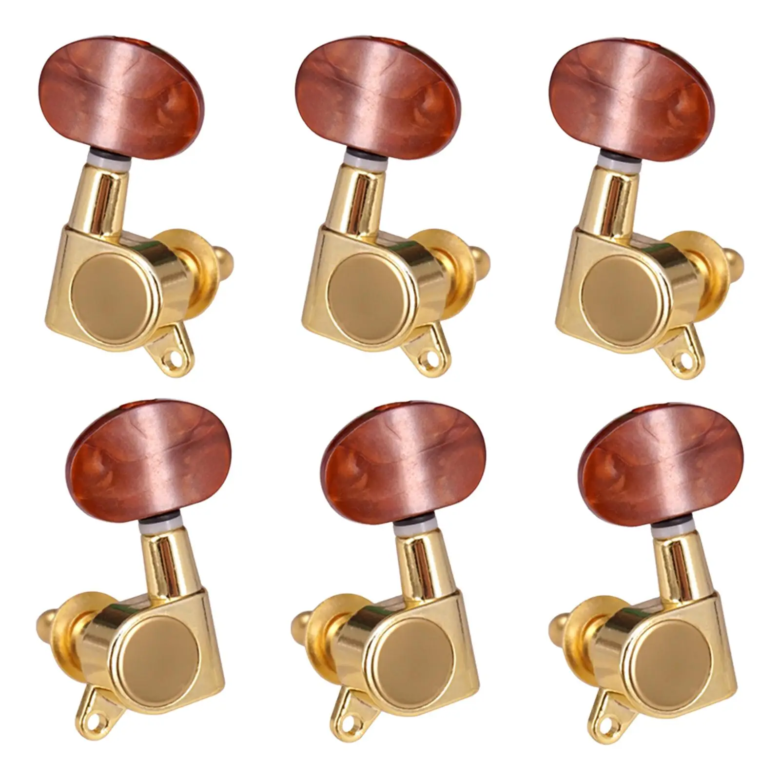 Replacement Guitar Tuning Pegs Closed Knob Enclosed Locking Tuners for Electric Guitar Parts