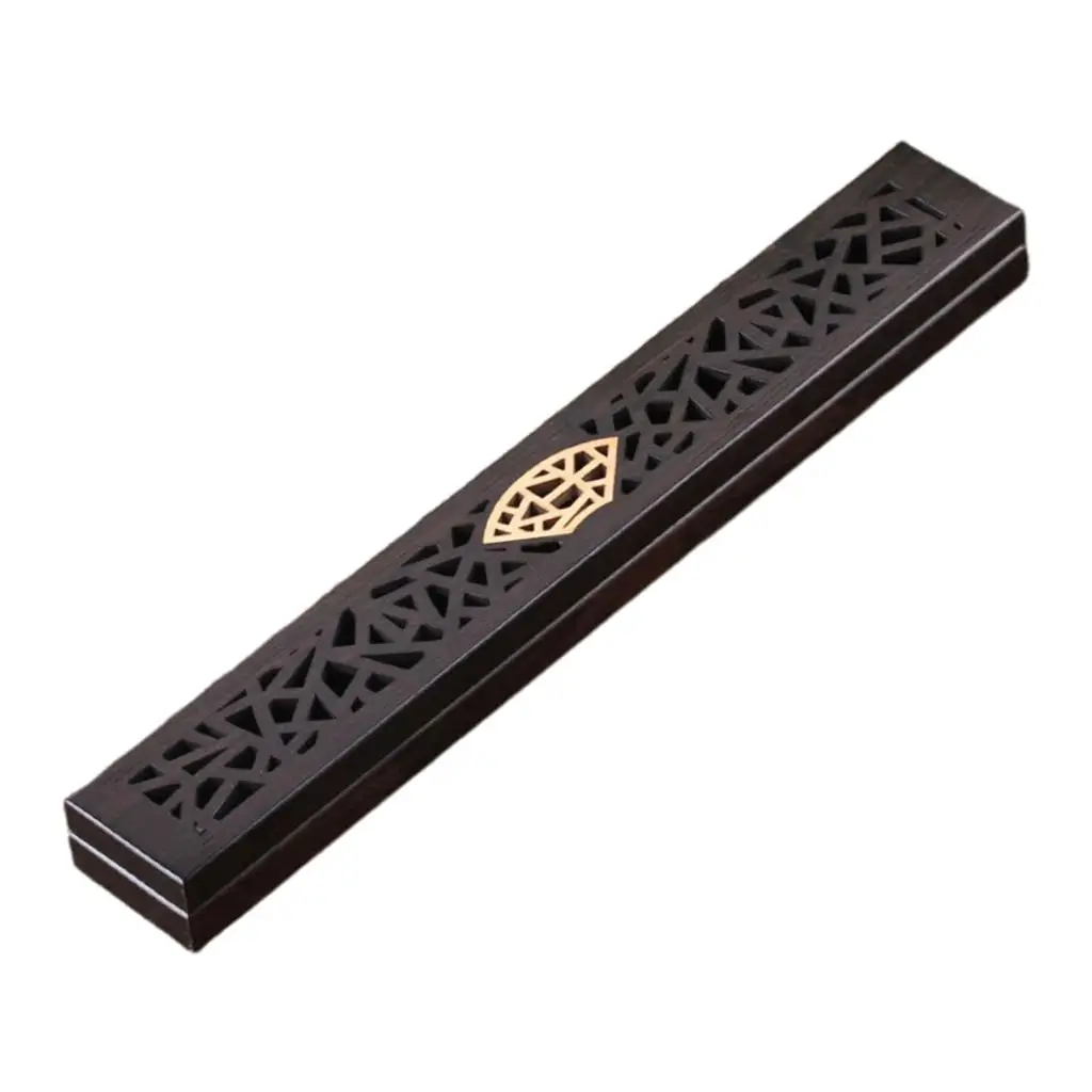 Traditional Wooden  Stick Burner Burning  Insence Box Home Decor