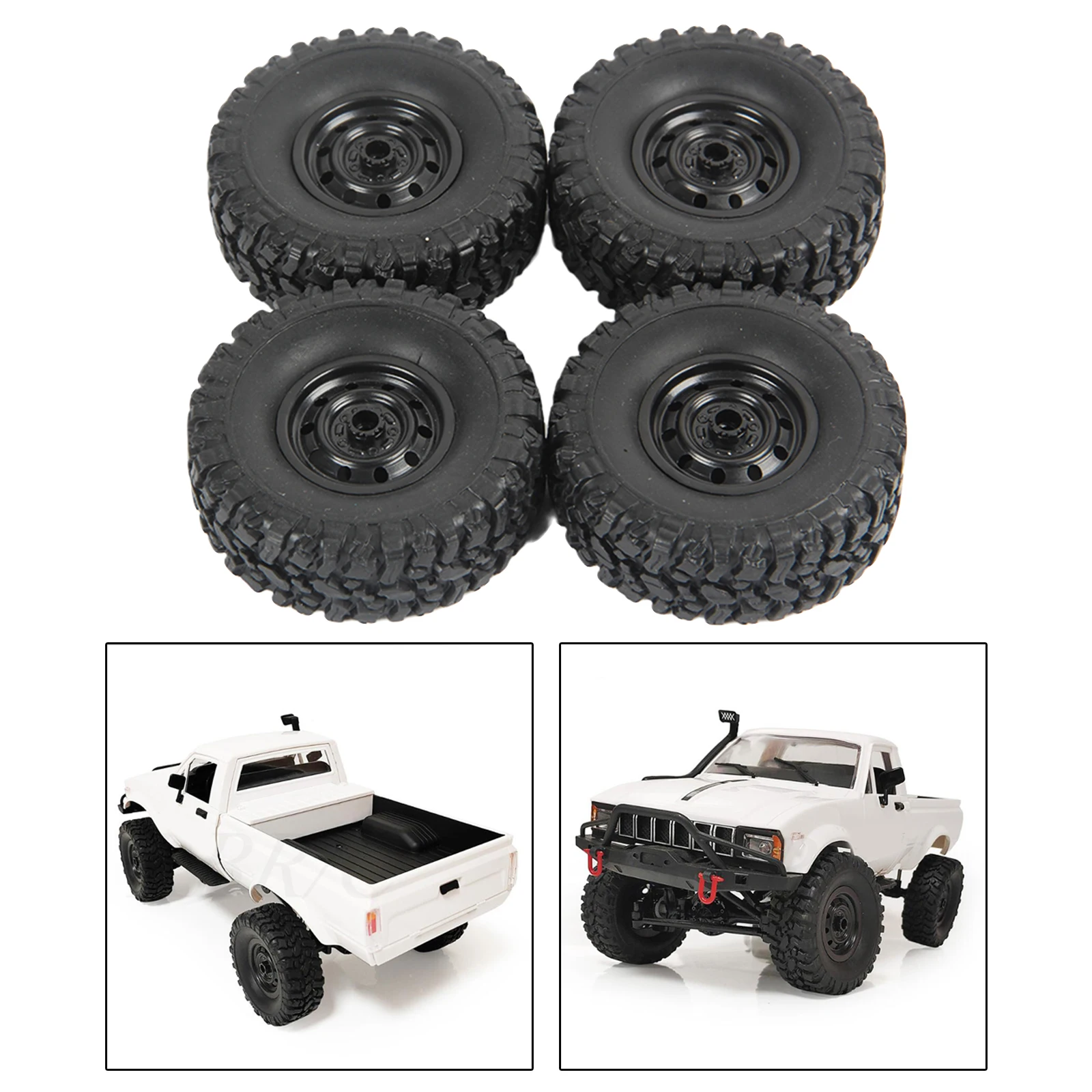 Wheel Tires RC Car Replace Part for WPL B14 B24 C Replacement