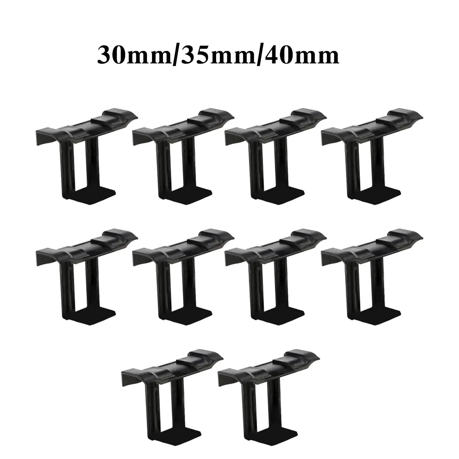 10 Pieces Water Drain Clips Auto Remove Stagnant Water Dust Pv Modules Cleaning Clips for Photovoltaic Panel Water Drain