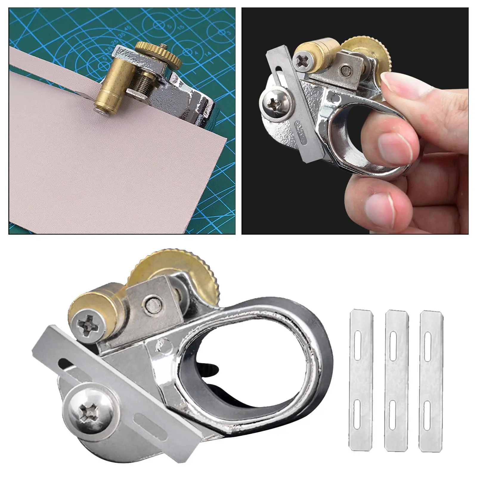 Stainless Steel Leather Cutter Leather DIY Hand Tool Accessories for Traps