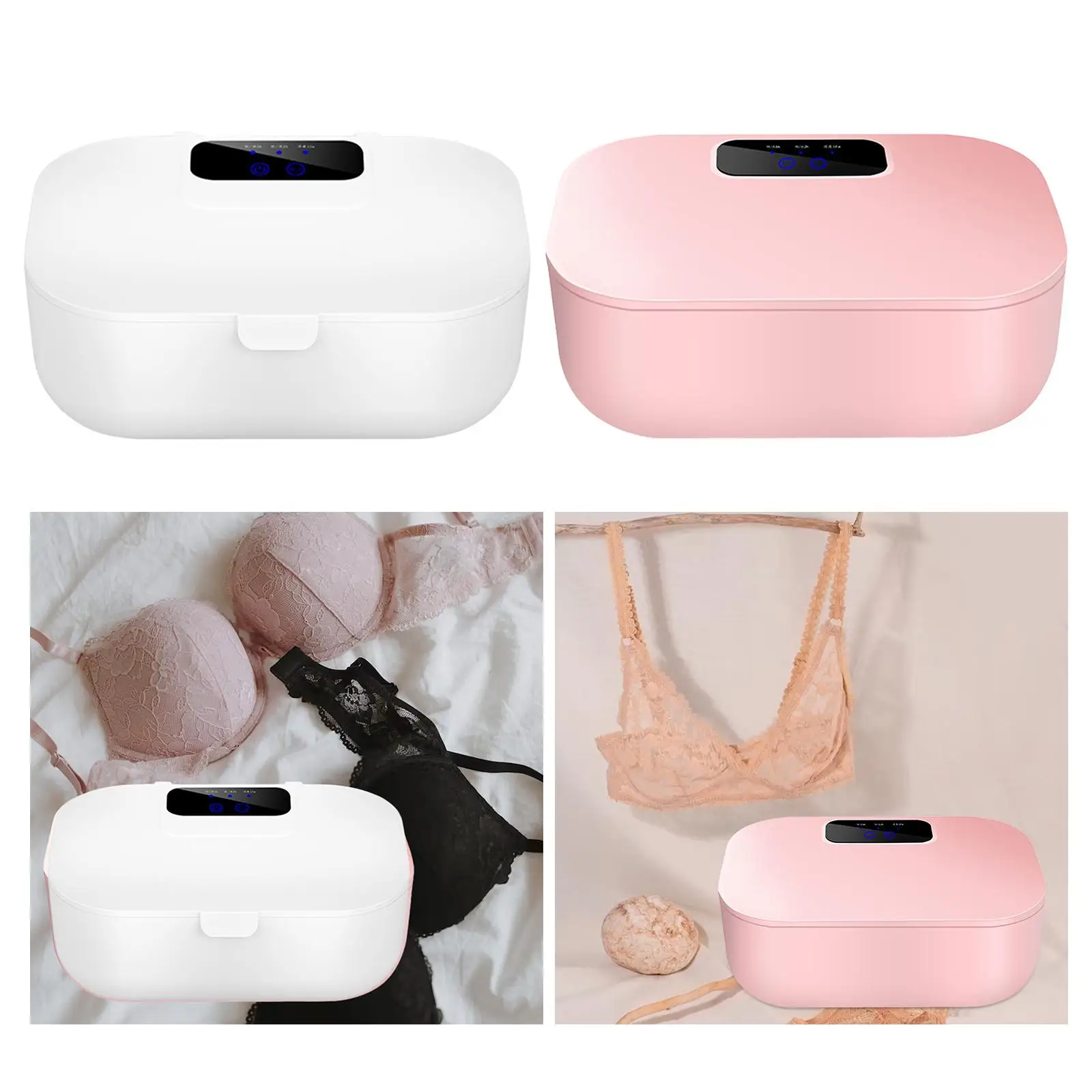 UV Light Clothes Dryer Box Lightweight Multifunctional Portable Household Mini for Towels Socks Makeup Tools Underwear Panties