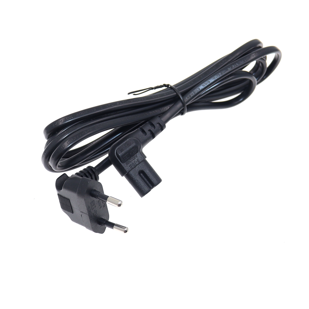 Description Picture 5 of item90 Degree EU Schuko CEE7/16 Europe 2pin Male to Right Angled IEC 320 C7 Power Supply Cord Cable
