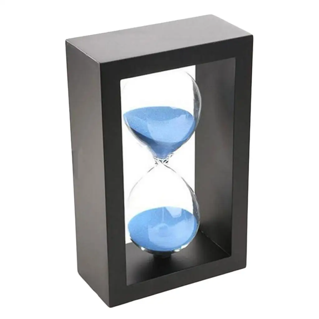 25 Minutes Sand Timer Yoga Clock Hourglass Sandglass Home Decor Gift Blue