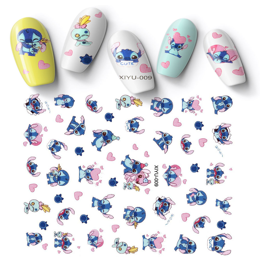 Best of Disney Design Nail Art Sticker Princess Micky Minnie Nail Decorative Decal 3D Back Glue Cartoon Pattern Used On Nail Slider 1PCS Reviews & Tips