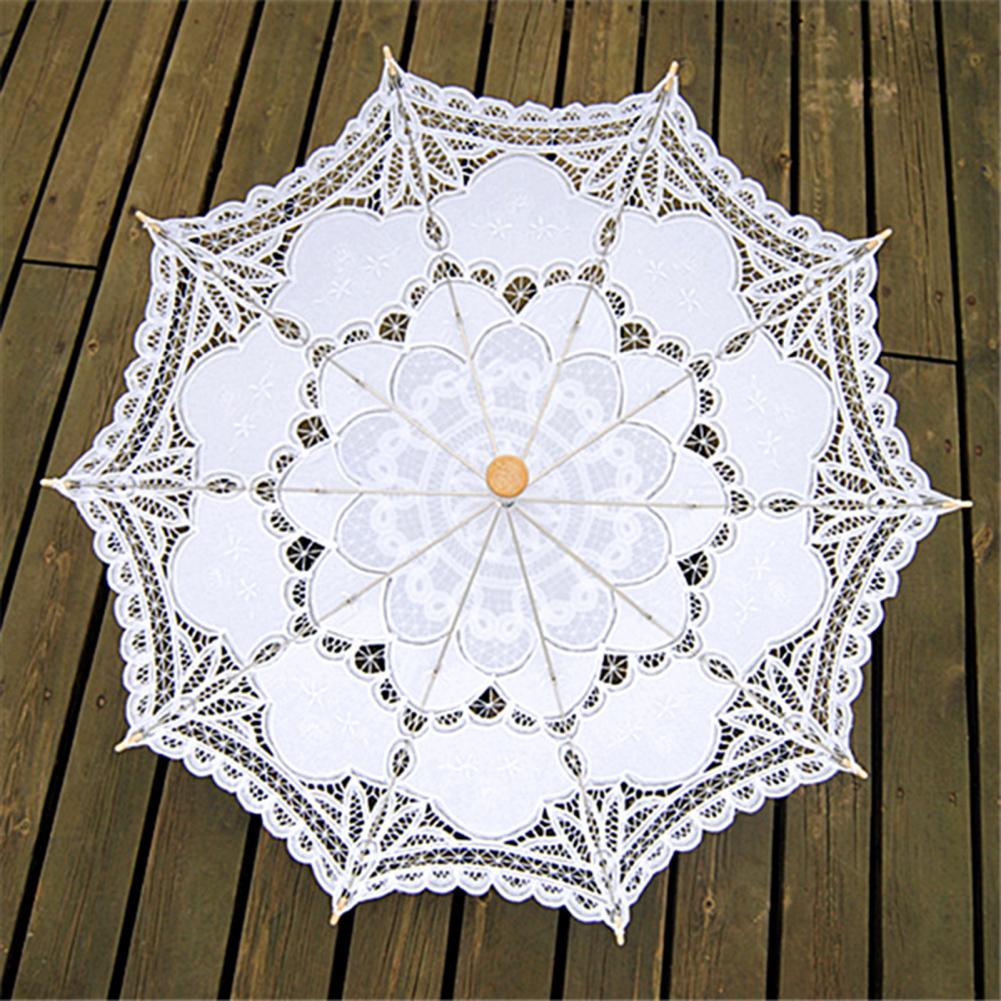 parapluie en dentelle brodée de décoration de accessoire palais