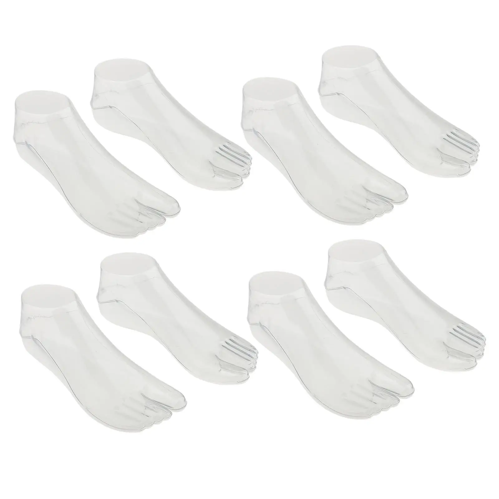 New 4Pair    Shoes Socks Jewelry Foot Ring Anckle Chain Retail  Model - Clear/ Nude/ White