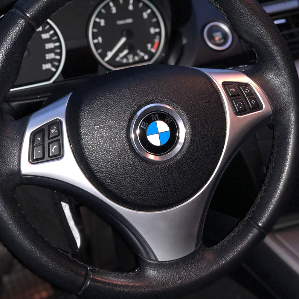 Auto Innere Lenkrad Panel Abdeckung Rahmen Trim für BMW E90 3 Serie 2005 - 2012 für BMW E87 1 Serie 2004-2011 Acc. – Detail 3
