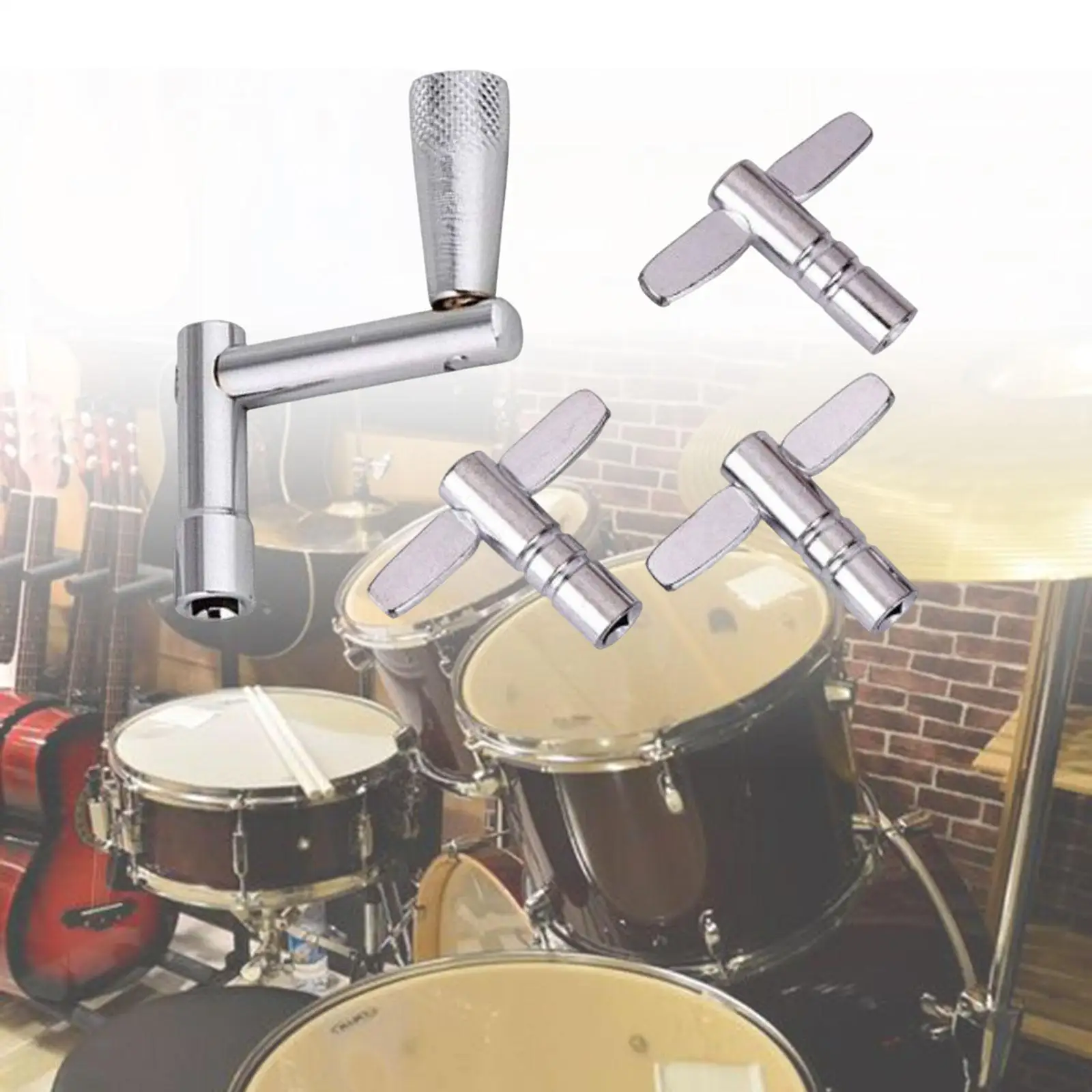 Drum Key Hardware Tool T Handle Universal Drum Adjusting Tool for Percussion