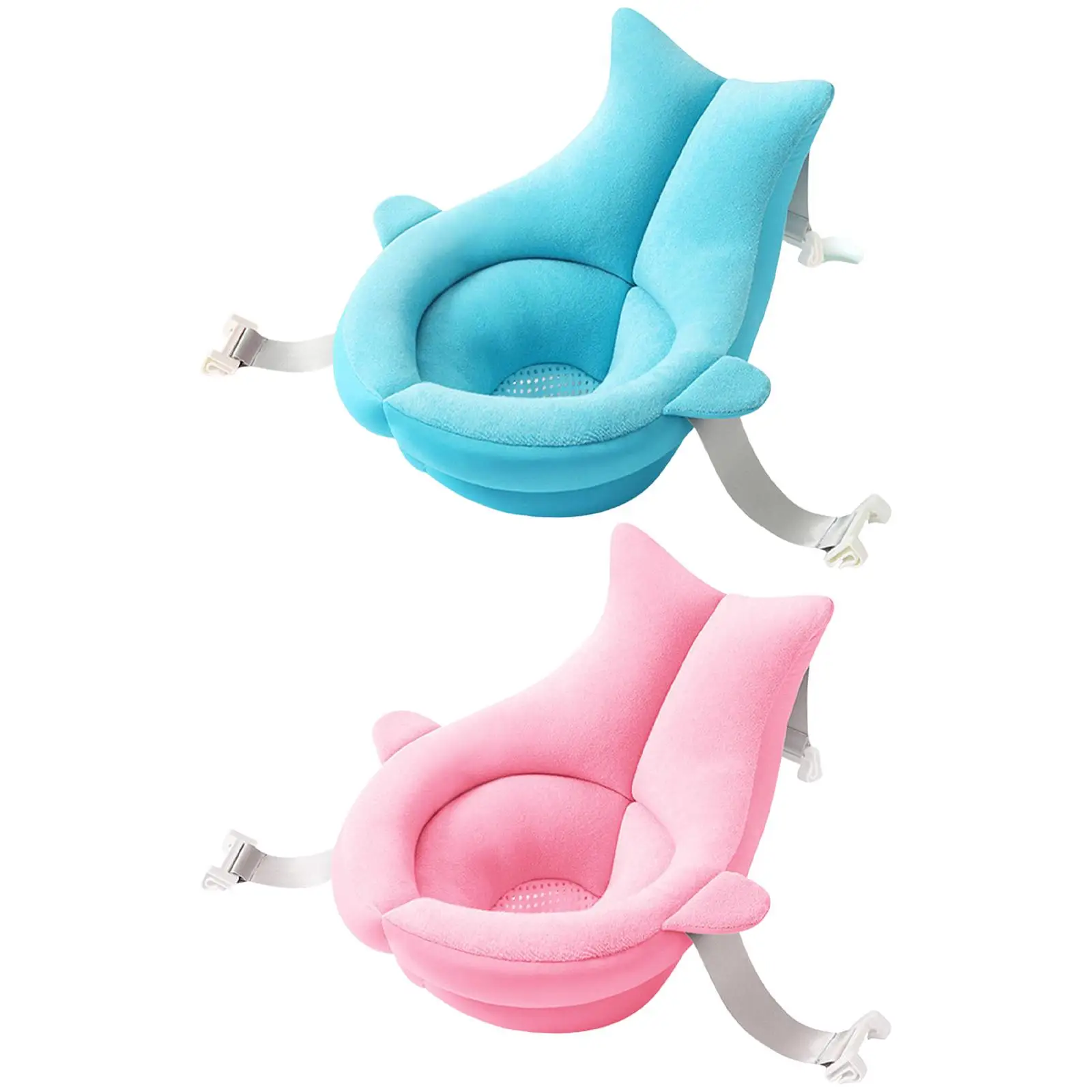 Foldable  Tub Seat, Anti Slip Comfortable Portable Soft  Shape Adjustable Baby   Tub Pad  Pad Infant