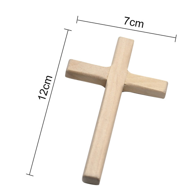 2pcs Handmade Wooden Crosses Home Crucifix Jesus Gift Solid Pendant Making  Pray Christ Ornaments Religious Charm Wall Hanging - AliExpress