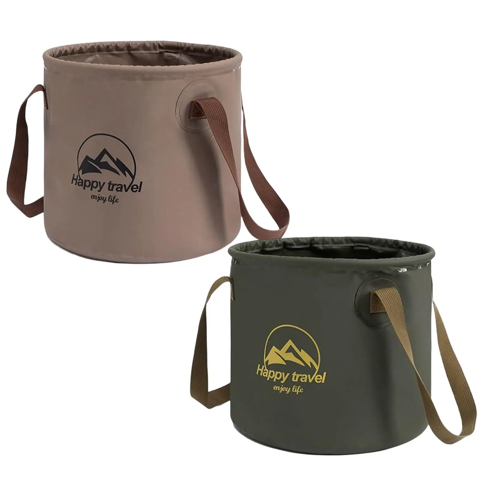 5 Gallon Collapsible Bucket Folding Compact Water Container for Camping