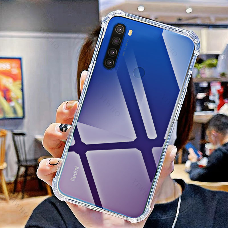 Weiche, stoßfeste, transparente Silikonhülle für Xiaomi Redmi Note 8T, transparente TPU-Hüllen für Redmi Note8T 6,3 Zoll M1908C3XG Sicherheit – Detail 2