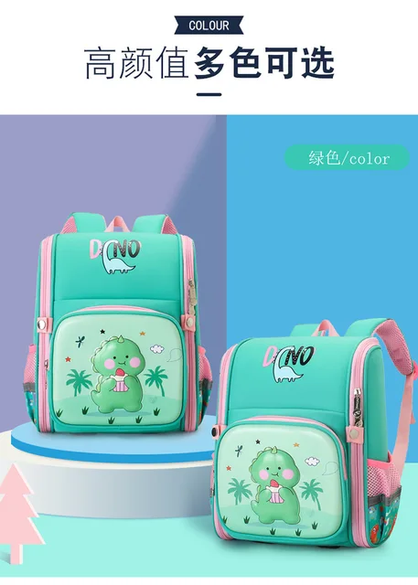 Primary School Backpack 1-5 Grade Cute Colorful School Bag For Girls  Waterproof Large Capacity Cartoon Rabbit Mochila Escolar - School Bags -  AliExpress