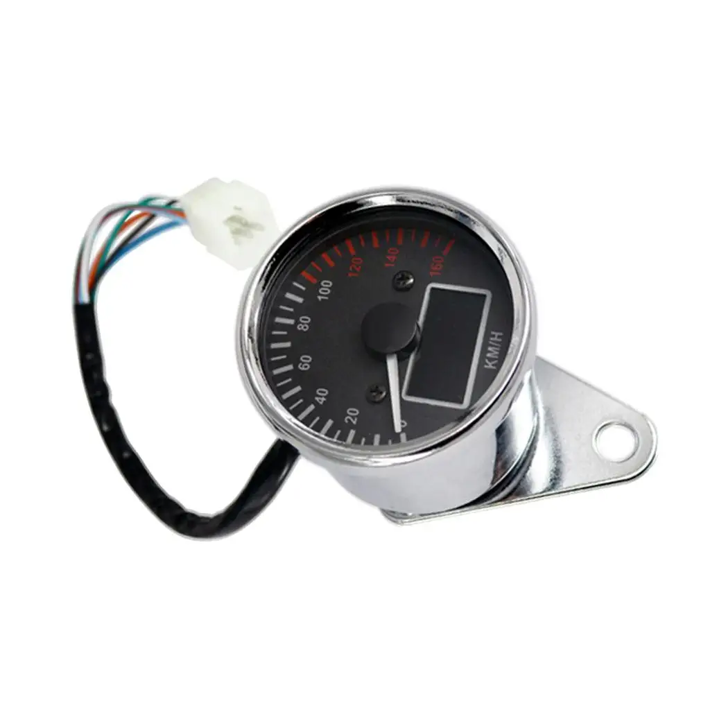 Motorcycle Digital Speedometer Odometer Fuel Level Meter KMH Gauge
