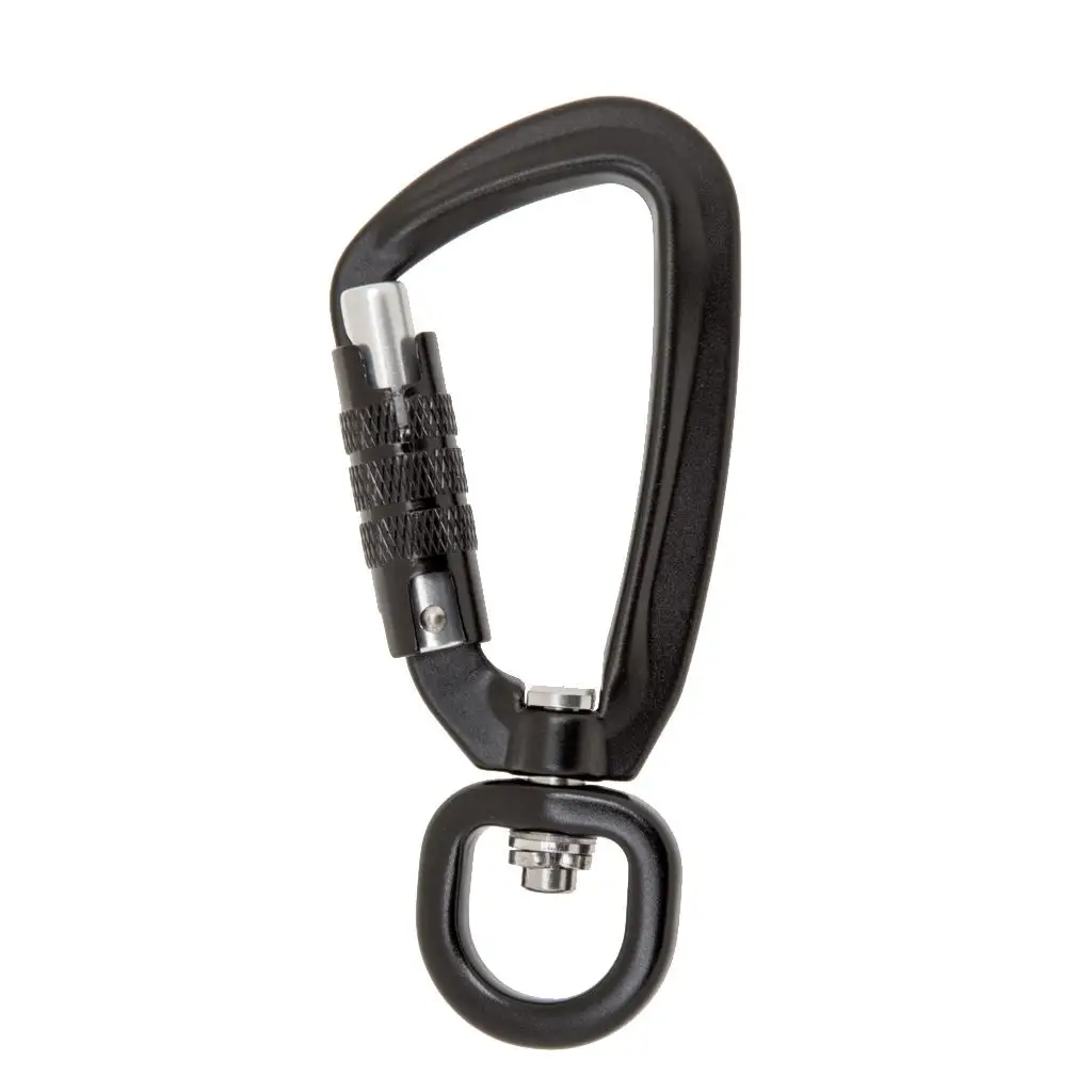 500KG Auto  Carabiner with  Rotating  Outdoor Climbing Hiking