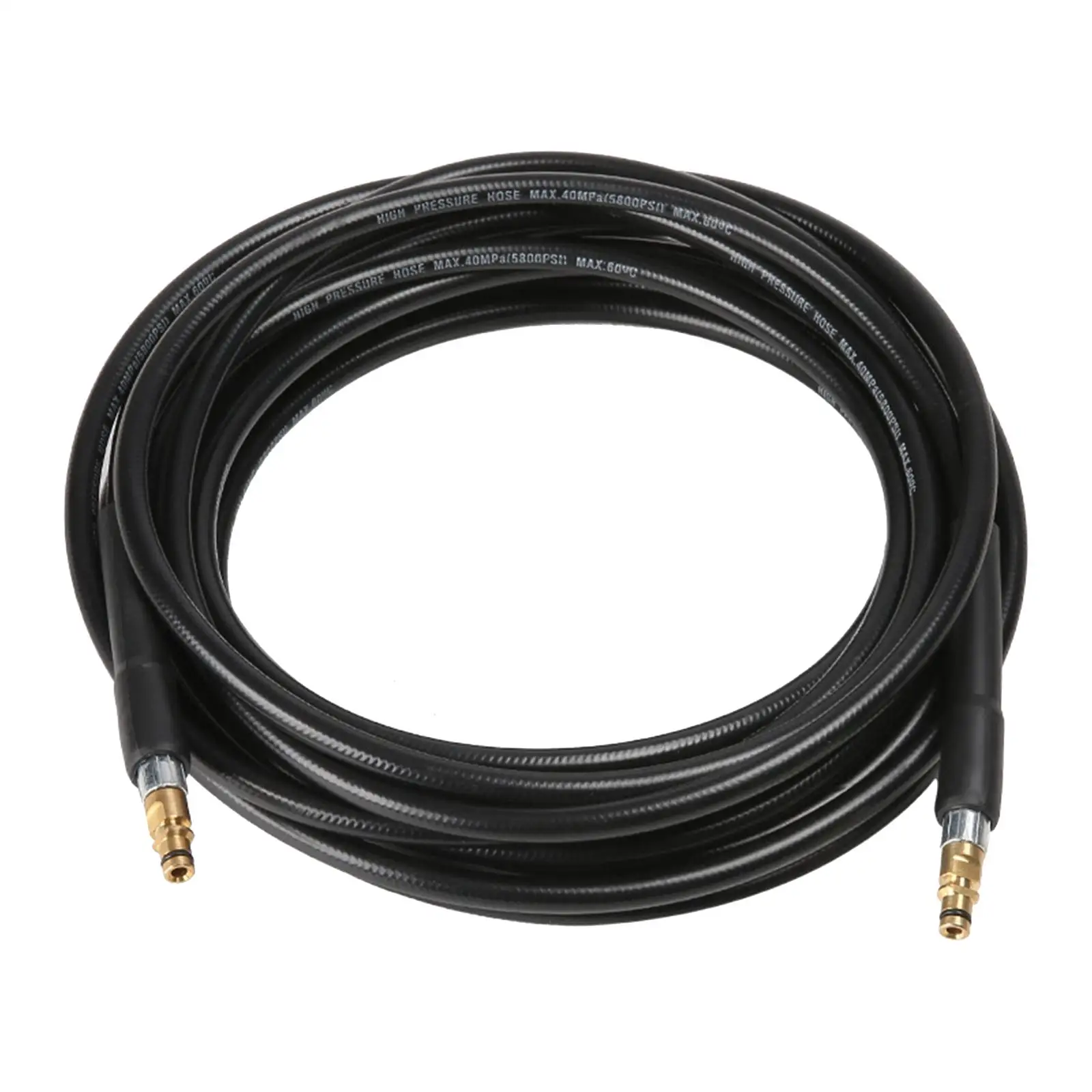 Car Washer Hose 49ft Rubber Replace Flexible Kink Resistant Equipment Electric wash Hose High Pressure Replacement Hose