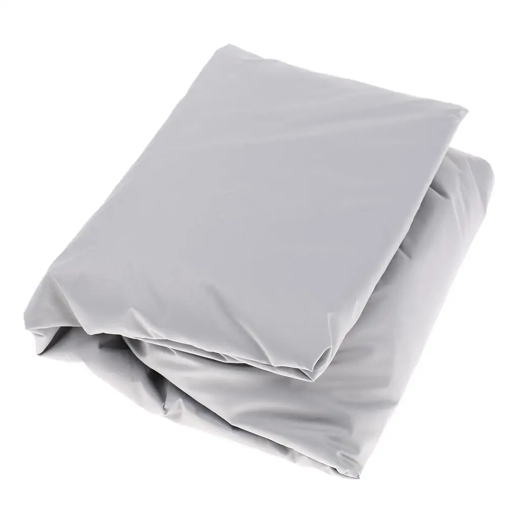 2.7m-3m Grey Waterproof Heavy Duty Speedboat Boat Cover Fishing Dinghy