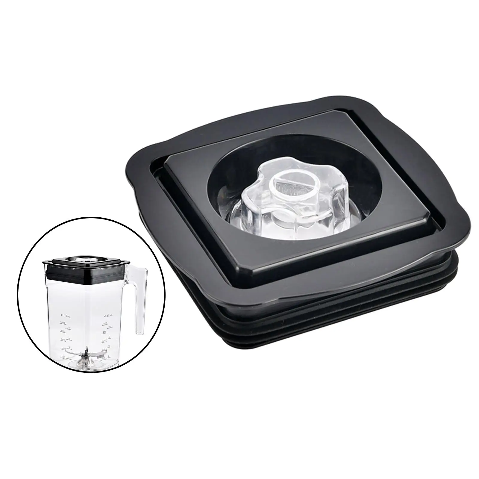 Blender Jar Lid for Oster Easy to Clean Countertop Kitchen Accessories 4 Side Jar Lid Replace Lid Smoothie Machine Accessories