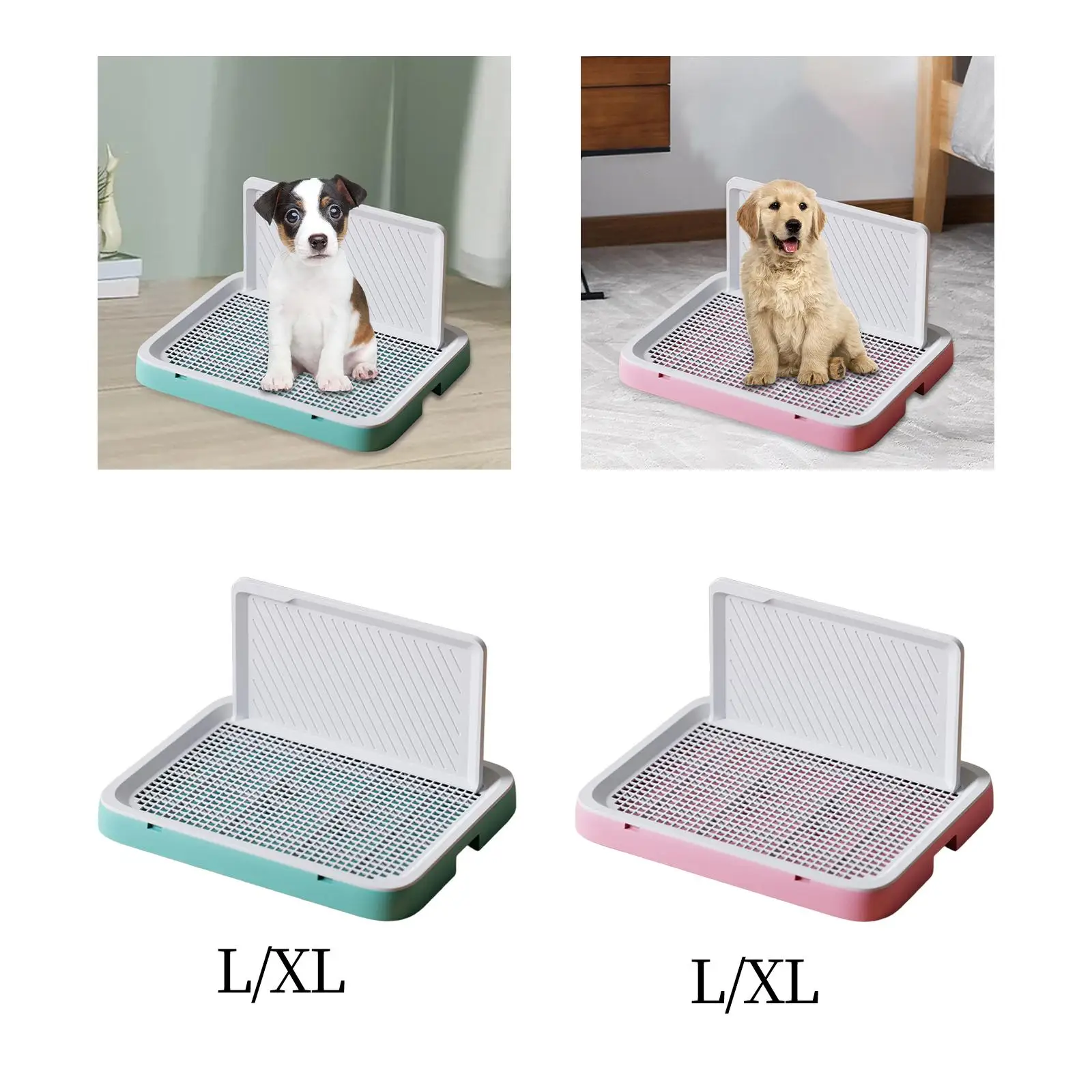 Pet Dog Toilet Puppy Training Potty Tray Non Slip Reusable Portable Urinal
