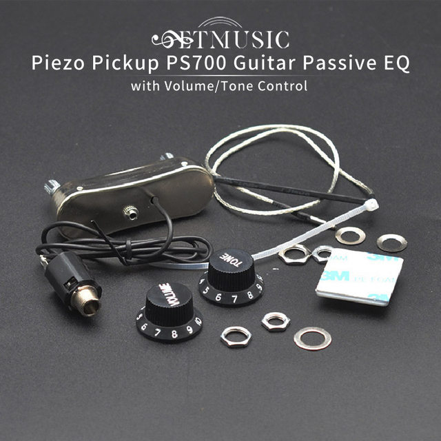 Pickup Per Chitarra Acustica HOLDER PS700 - Preamplificatore Piezo Passivo, Con Controllo Volume - Foto 4