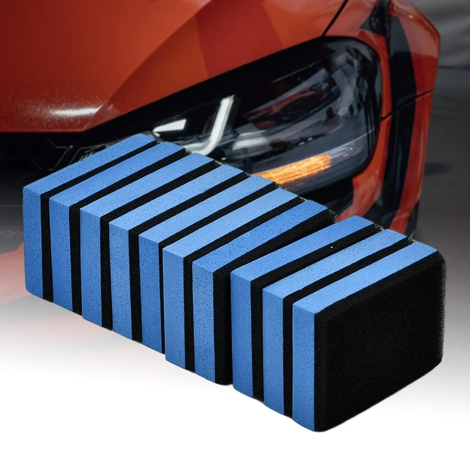 10x Car Waxing Polishing Pads/ Soft Buffing Tool Ceramic Coating Applicator/