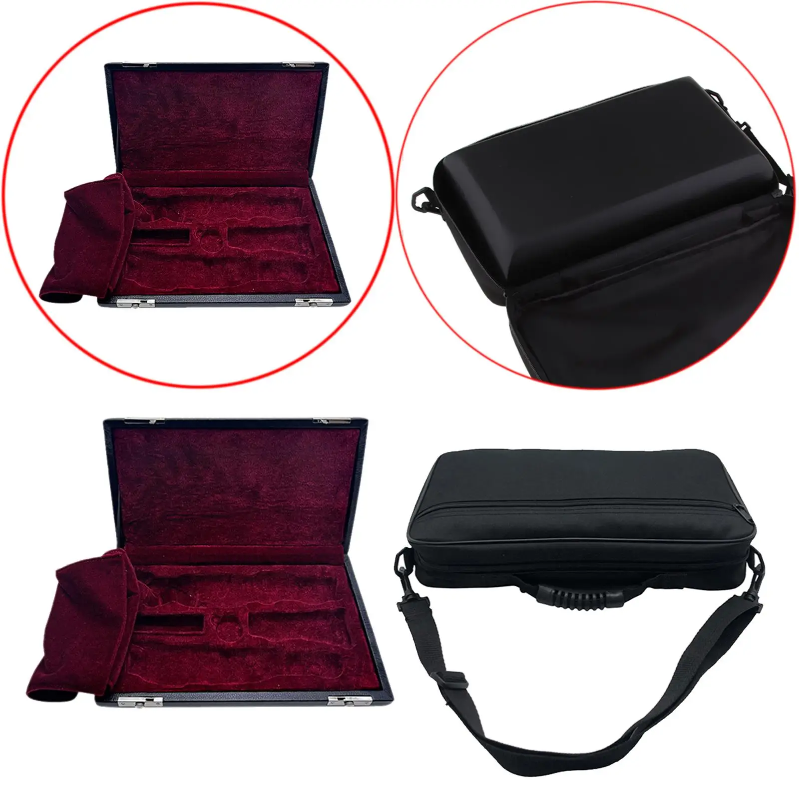 Wind Instrument Oboe Carry Gig Bag Water Resistant Thickned Adjustable Strap Portable for Gifts Professional Home Shoulder Bag