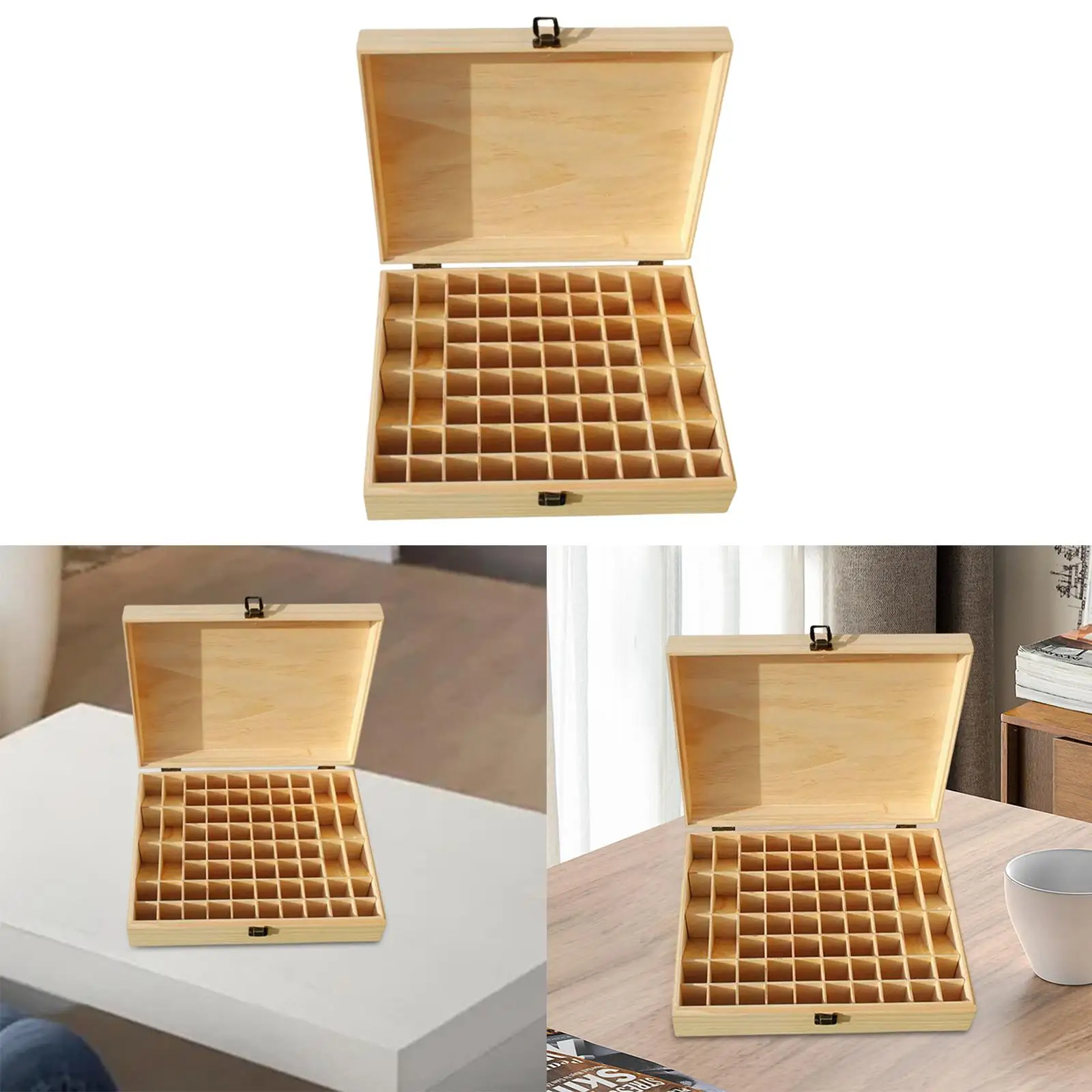 68 Compartments Essential Oil Storage Box Carrying Case for jewelry
