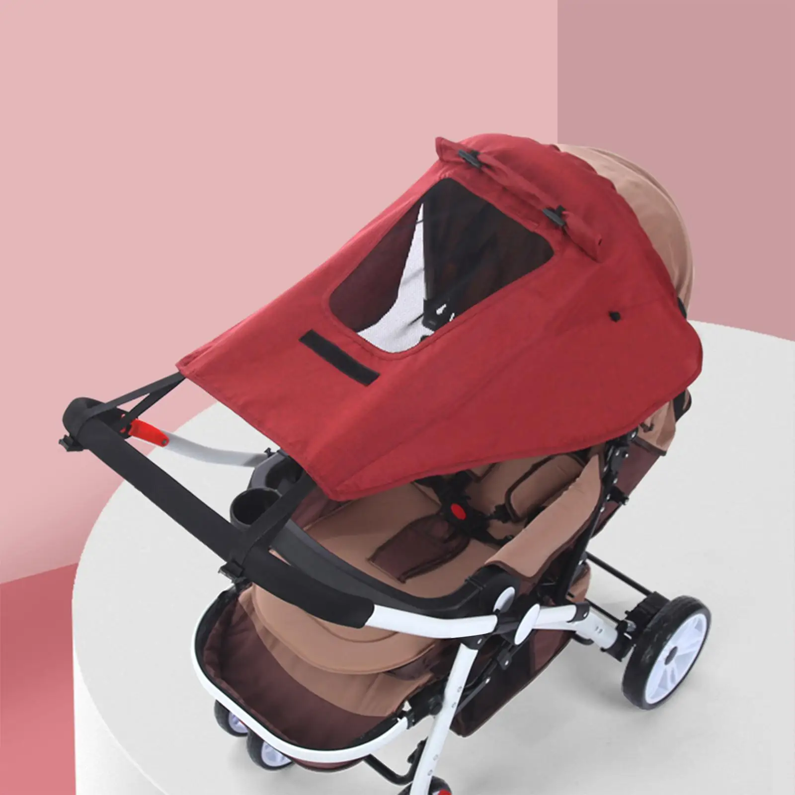 Waterproof Stroller Sunshade UV Protection Pram Sunshade for High Landscape Stroller Infants