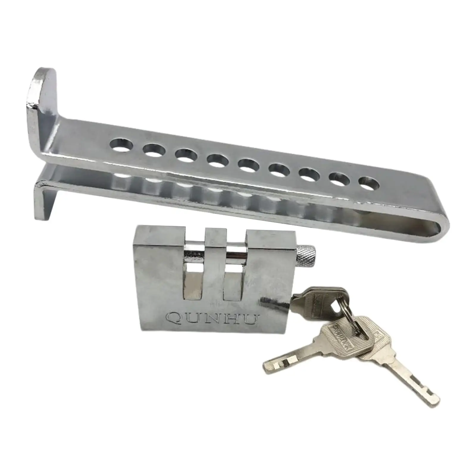 9 Holes Car Brake Lock with Pedal Lock Adjustable Brake Clutch lock Vehicle