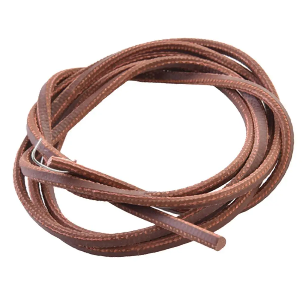 114.5cm Practical Treadle Leather Belt Treadle Sewing Machine Belt with Hook for Home Domestic Old DIY Sewing Machine Parts