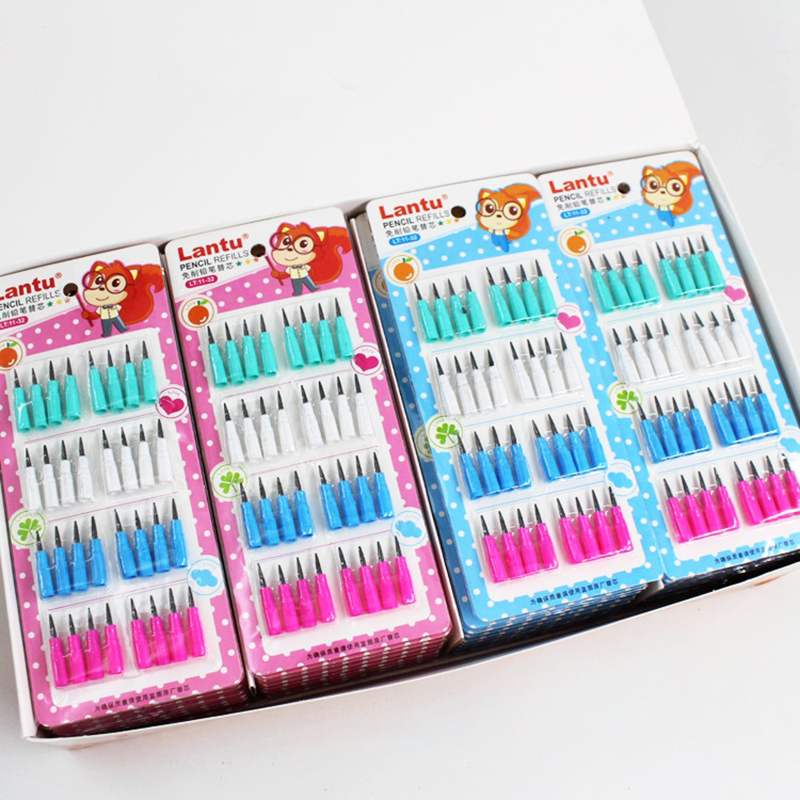 Kawaii Mechanical Pencils Set - Cute Cartoon Automatic Non-Sharpening Pens for School  Office