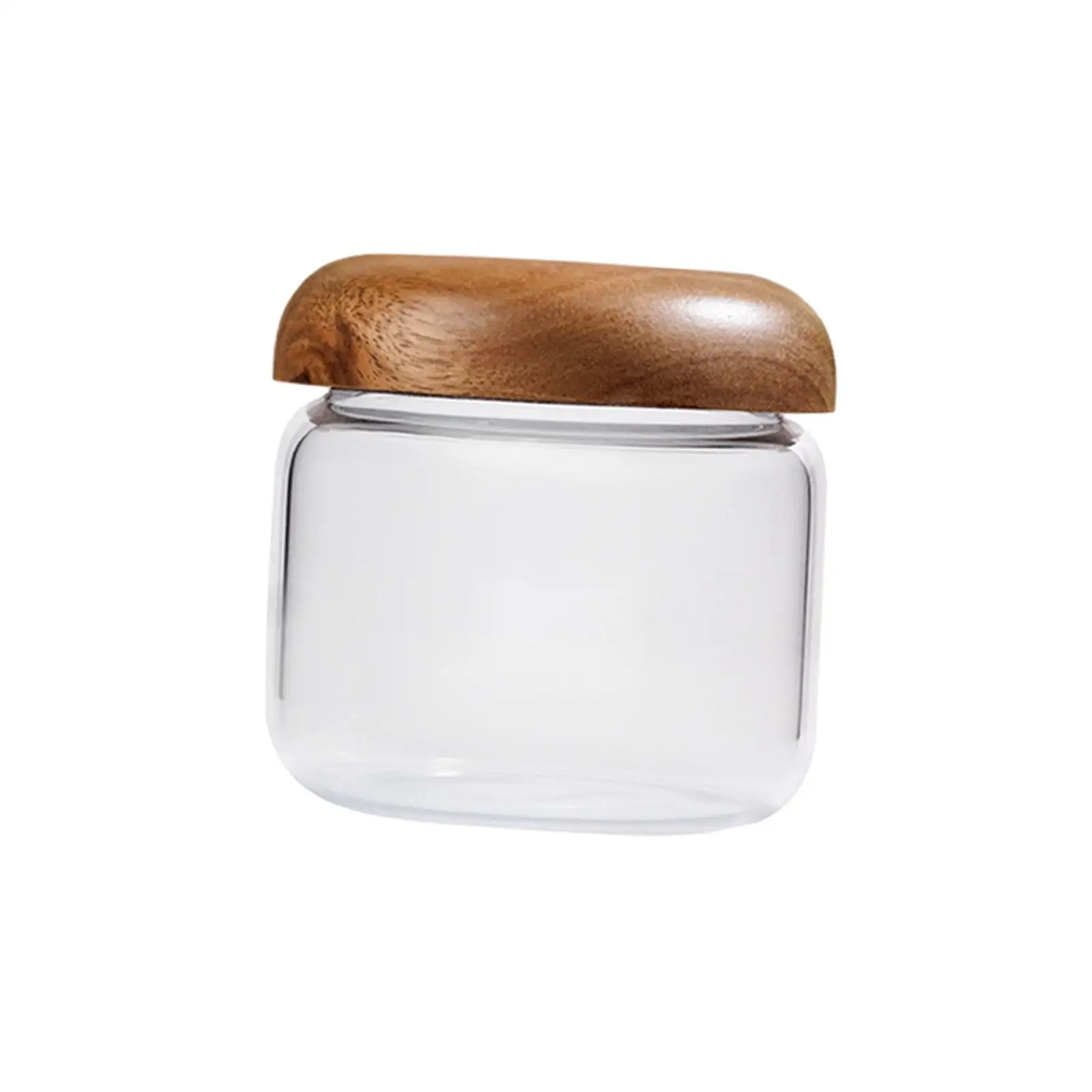 Glass Storage Jar with Airtight Lid Organizer Countertop Multipurpose Spice Jar Honey Jar for Pasta Sugar Spices Flour 