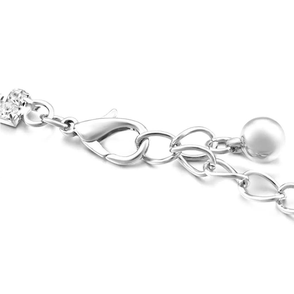 Fashion Bridal -Row Rhinestone Jewelry Metal Chain Belt Waist Hip