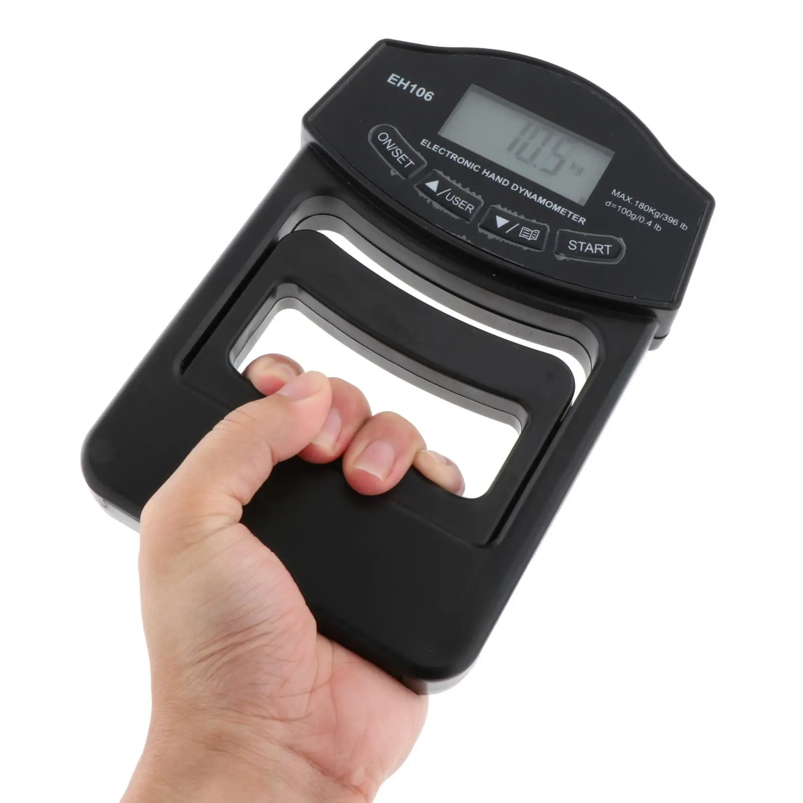 Digital Hand Dynamometer Measurement Meter Grip Strength Tester Load Bearing for Sports Relieving Fatigue Enhancing Muscles Gym