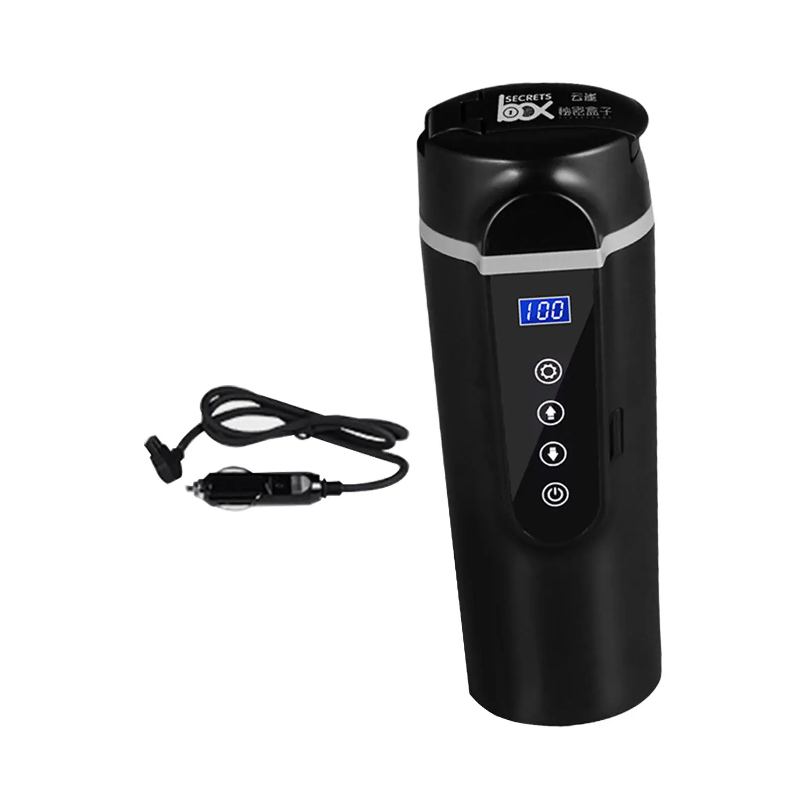 Electric Tea Kettle Smart Travel Coffee Mug for Car Truck Vehicles Camping