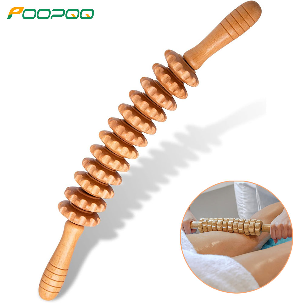 Best of Curved Wood Therapy Massage Roller Tools, Lymphatic Drainage, Cellulite Massage &amp; Wooden Muscle Roller Stick For Waist And Thigh Reviews & Tips