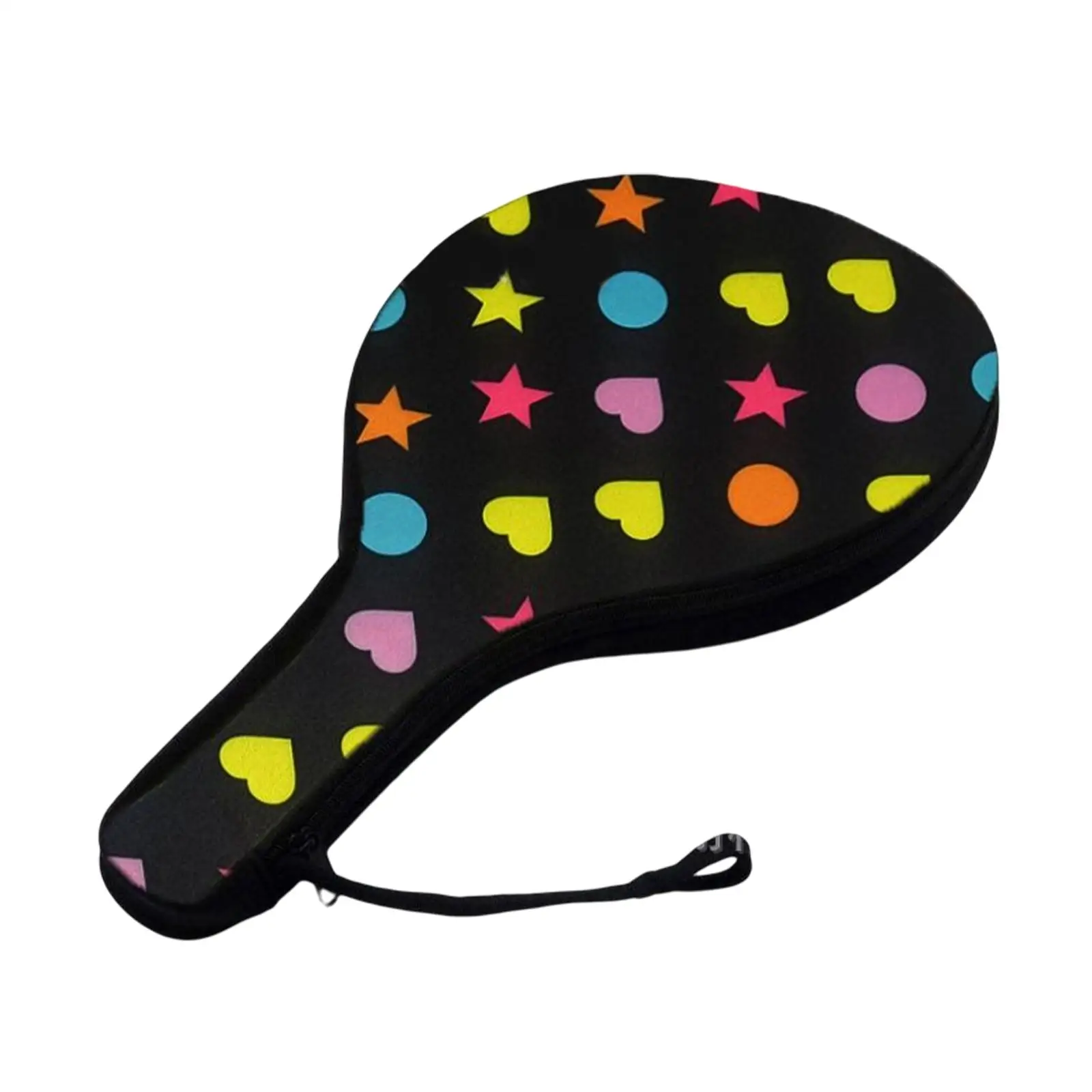 Neoprene Pickleball Paddle Bag Racket Case Cover Storage Carrier Storage Protective Sleeve Zipper Pouch Holder Accessories Gift