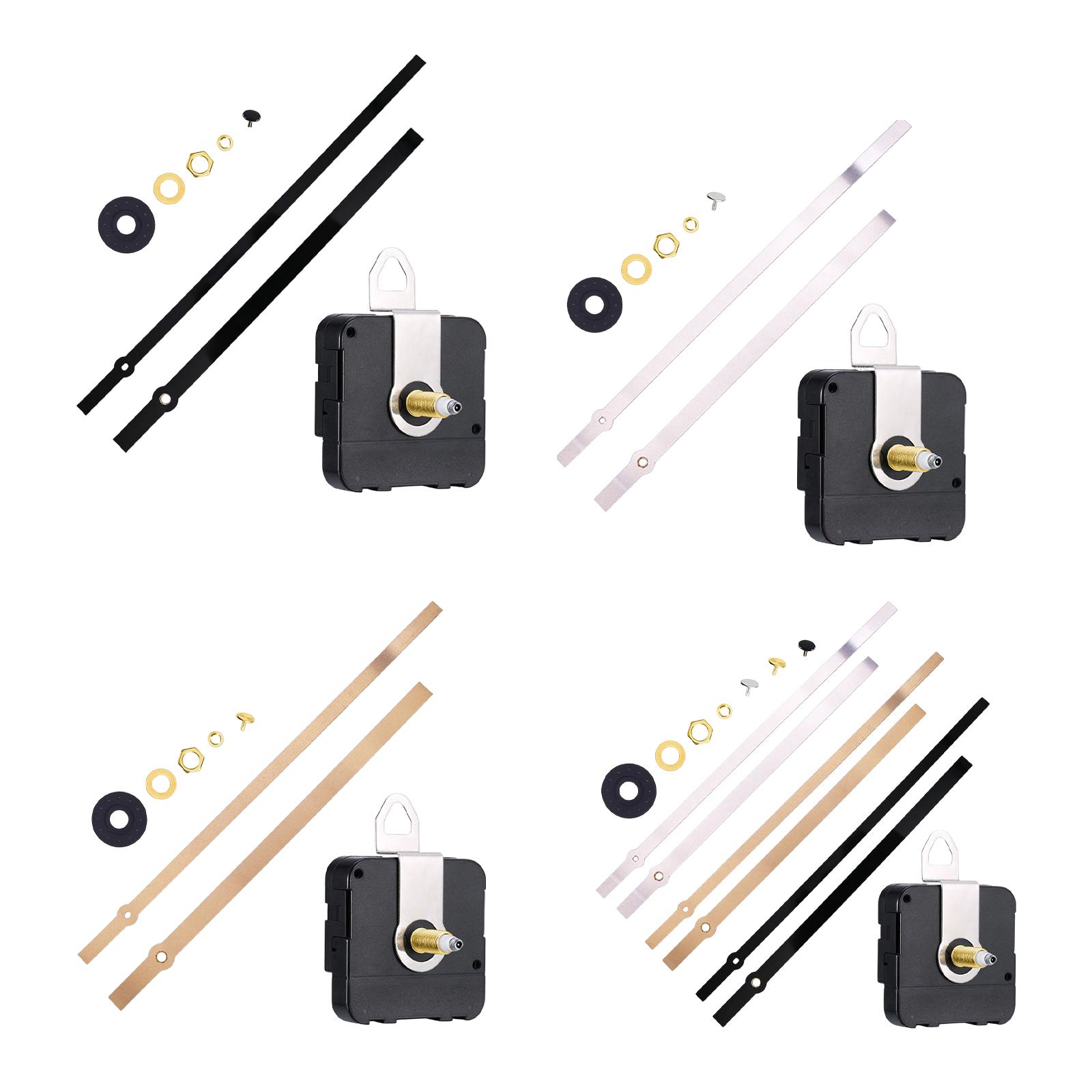 Wall Clock Movement Mechanism Kits DIY Making Replace Quartz Clock Motor Kit Long Shaft