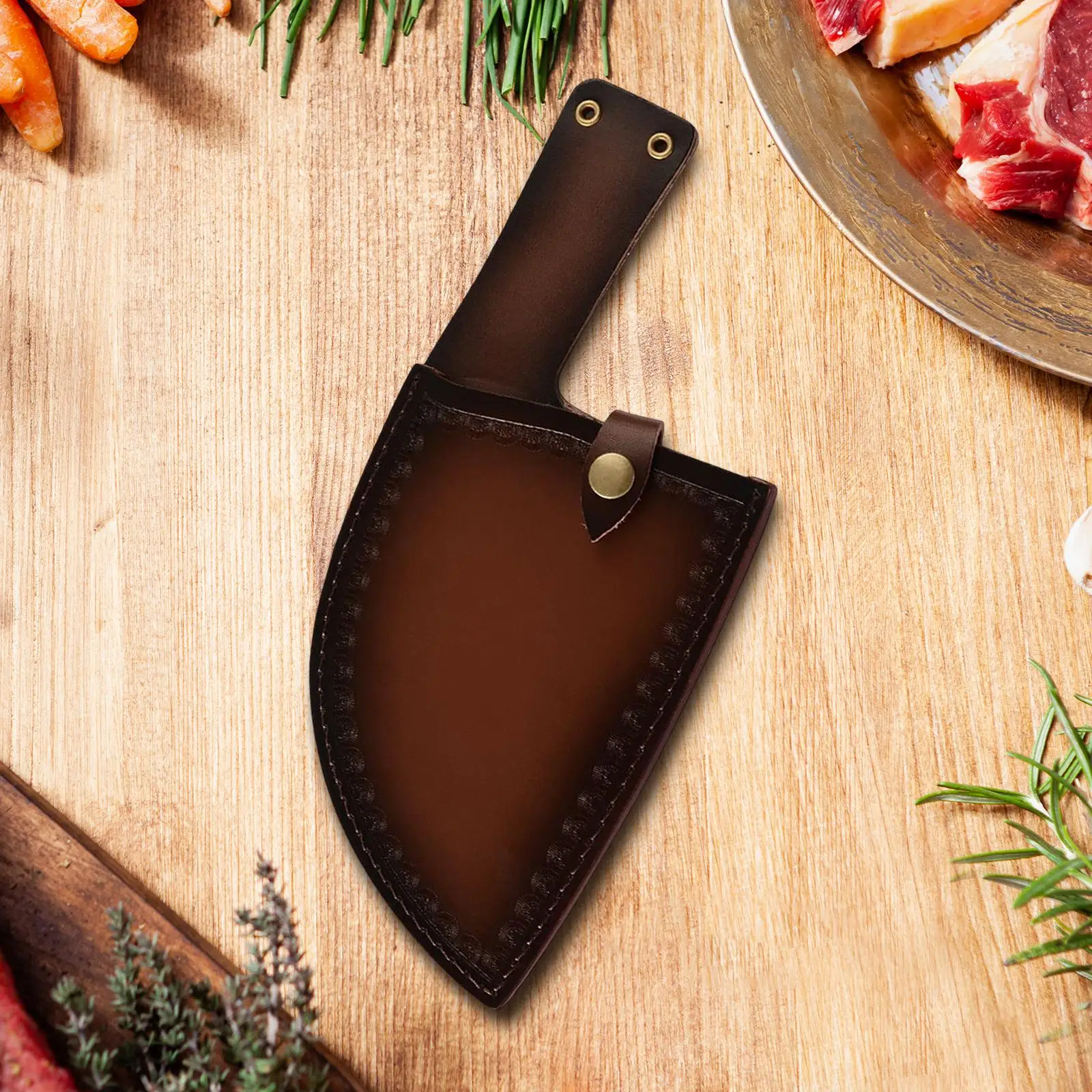 PU Leather Meat cleavers Covers cleavers Covers Heavy Duty for grill