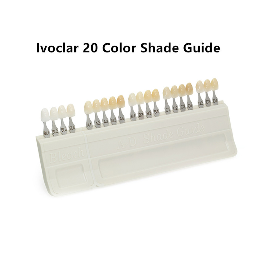 Best of 1Pc Dental Porcelain Teeth Denture Teeh Color Shade Board Guide Ivoclar Vivadent IPS Natural Die Material ND1-9 9 / 16 / 20Color Reviews & Tips