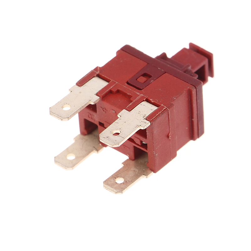 Power Switch Push Button KAN-L5 P12-2 Switch 8A 250VAC 2/4pin Self-locking for Water Heater Vacuum Cleaner