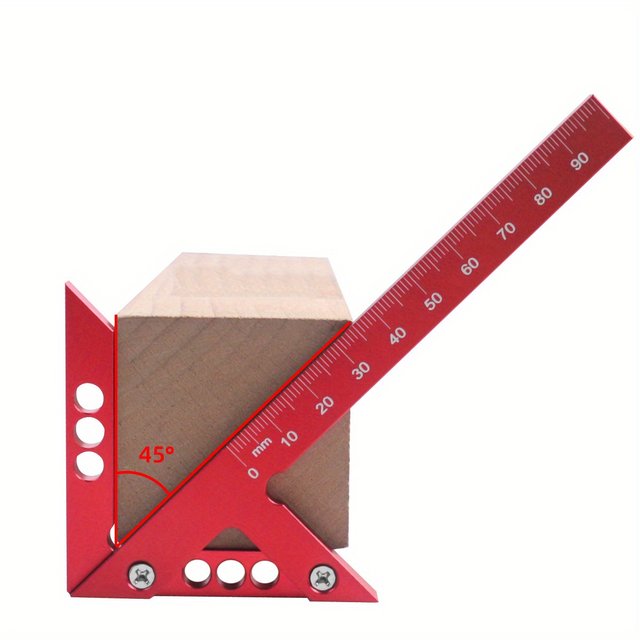 3d Right Angle Ruler 45/90 ° Scoring Assistant Multifunctional Woodworking  Center Line Drawing Ruler Precision Measuring Tool - AliExpress