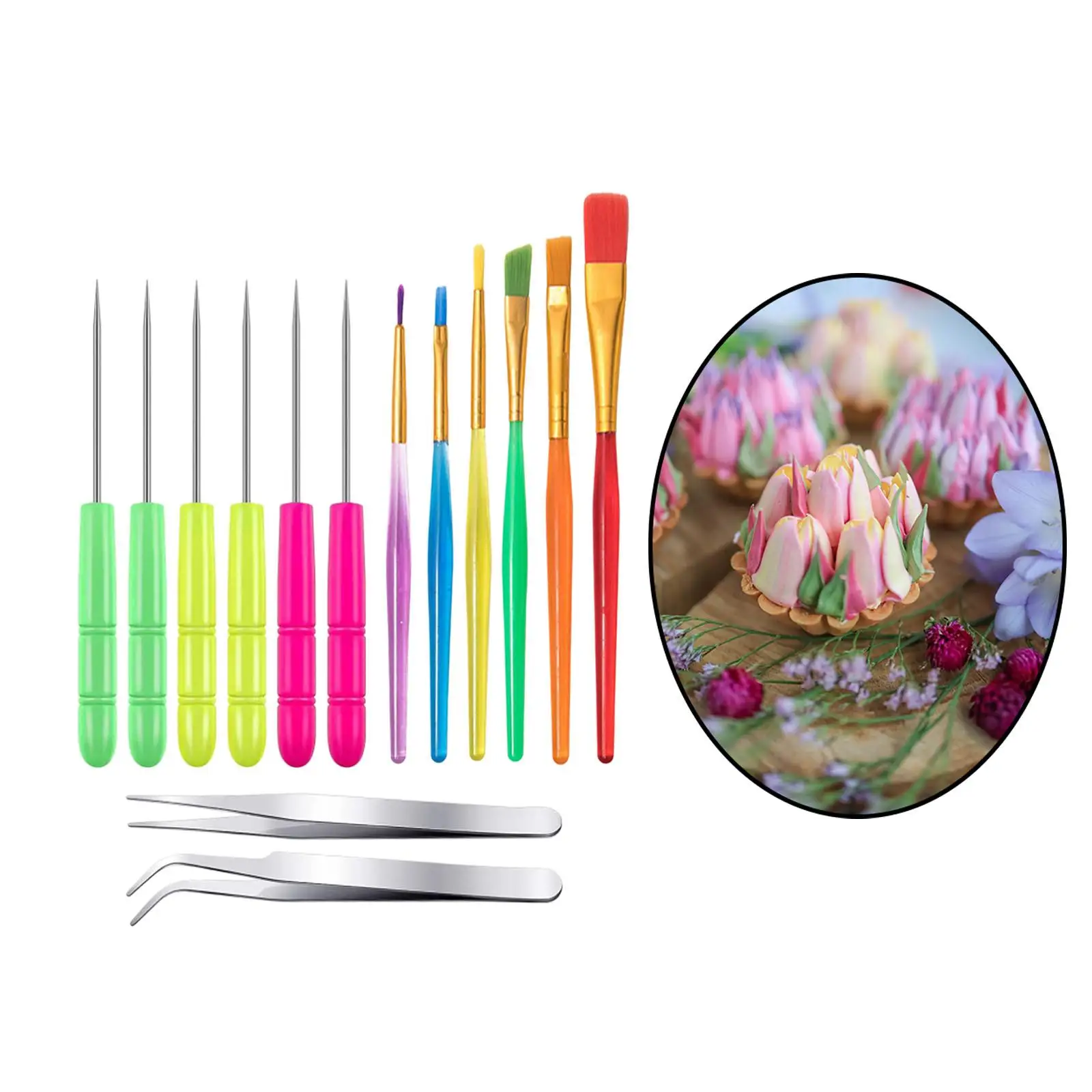 14x Cake Decorating Tools Cookie Cake Decoration Decoration for Dessert Shop