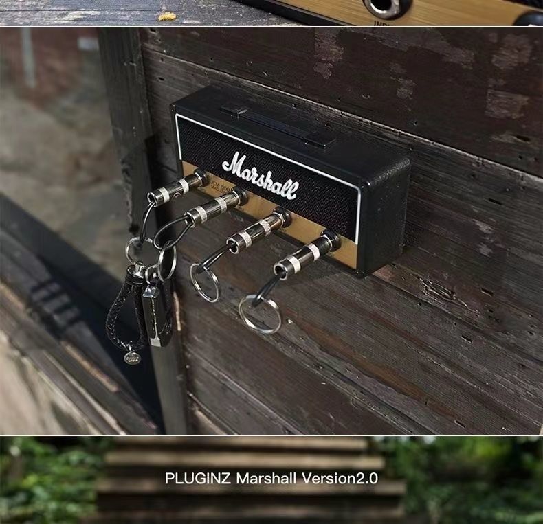 Marshall Jack Rack Key Holder + 4 guitar plug keychains — The National  Museum of Computing